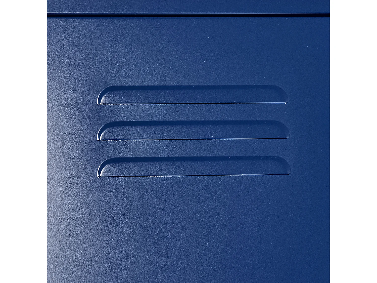 Meuble de rangement VARNA Métal Bleu marine