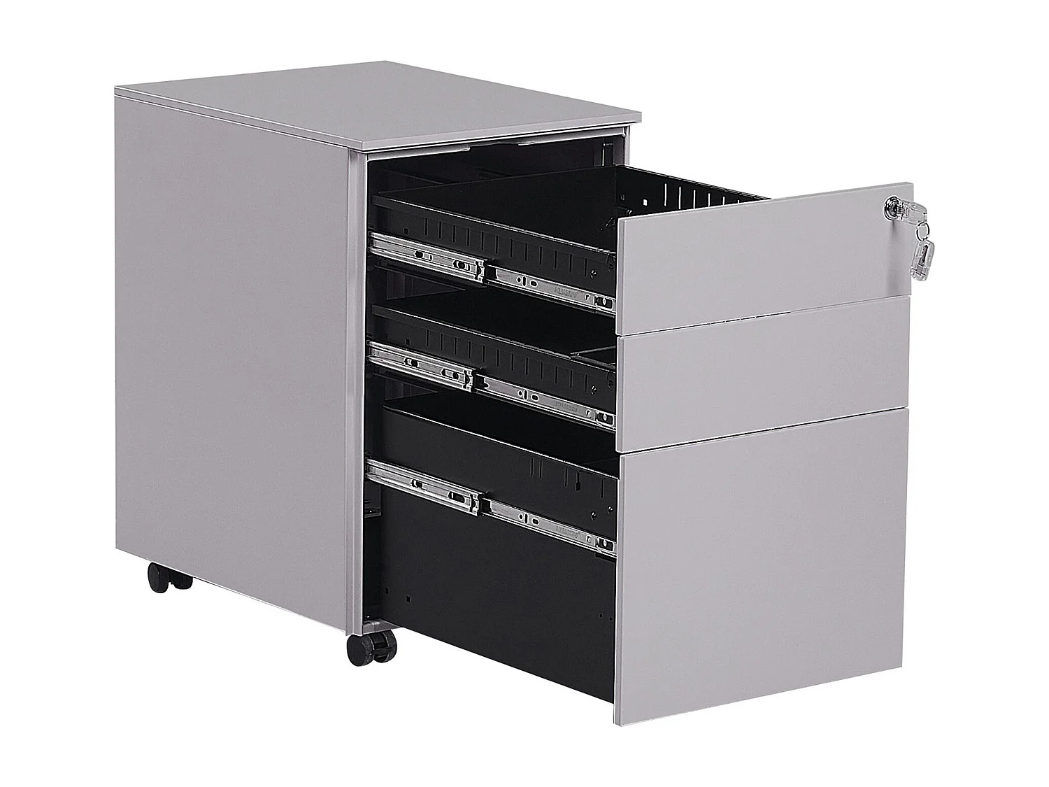 Meuble de rangement CAMI Métal Gris clair