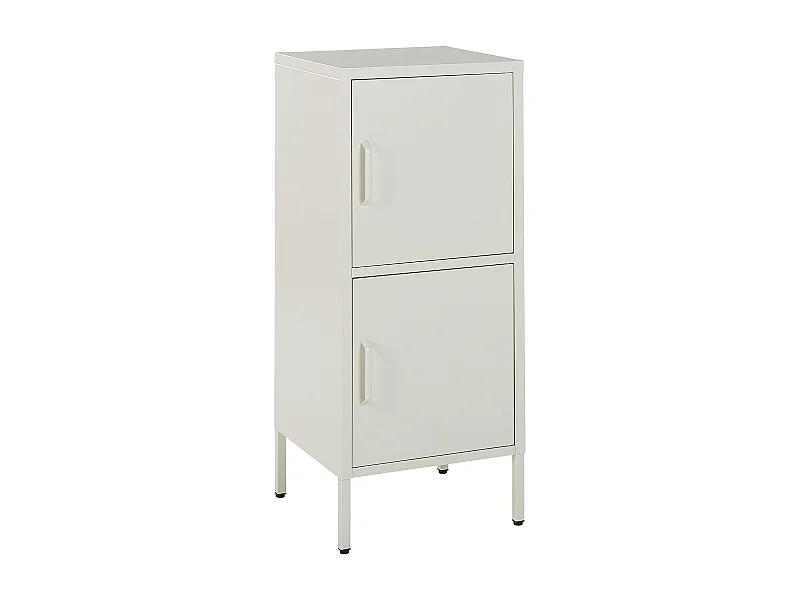 Meuble de rangement HURON Métal Blanc