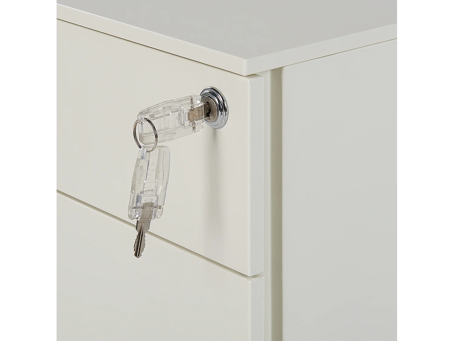 Meuble de rangement CAMI Métal Blanc cassé