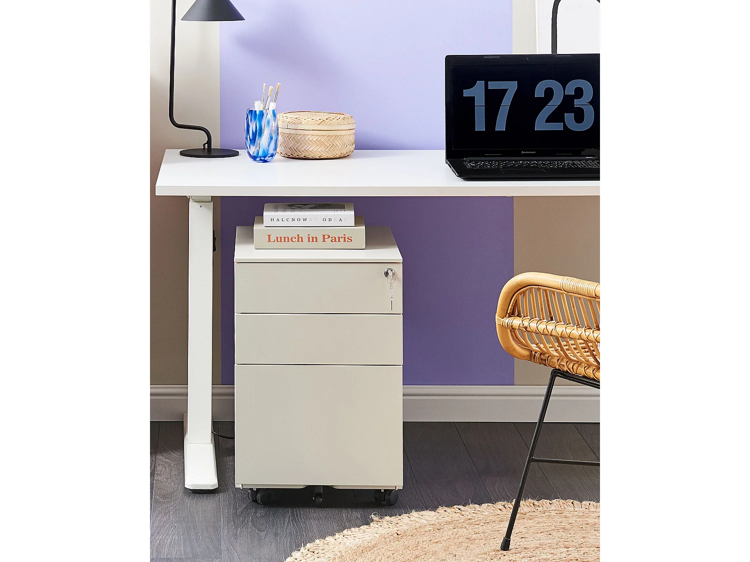 Kantoorkast CAMI Metaal Gebroken wit