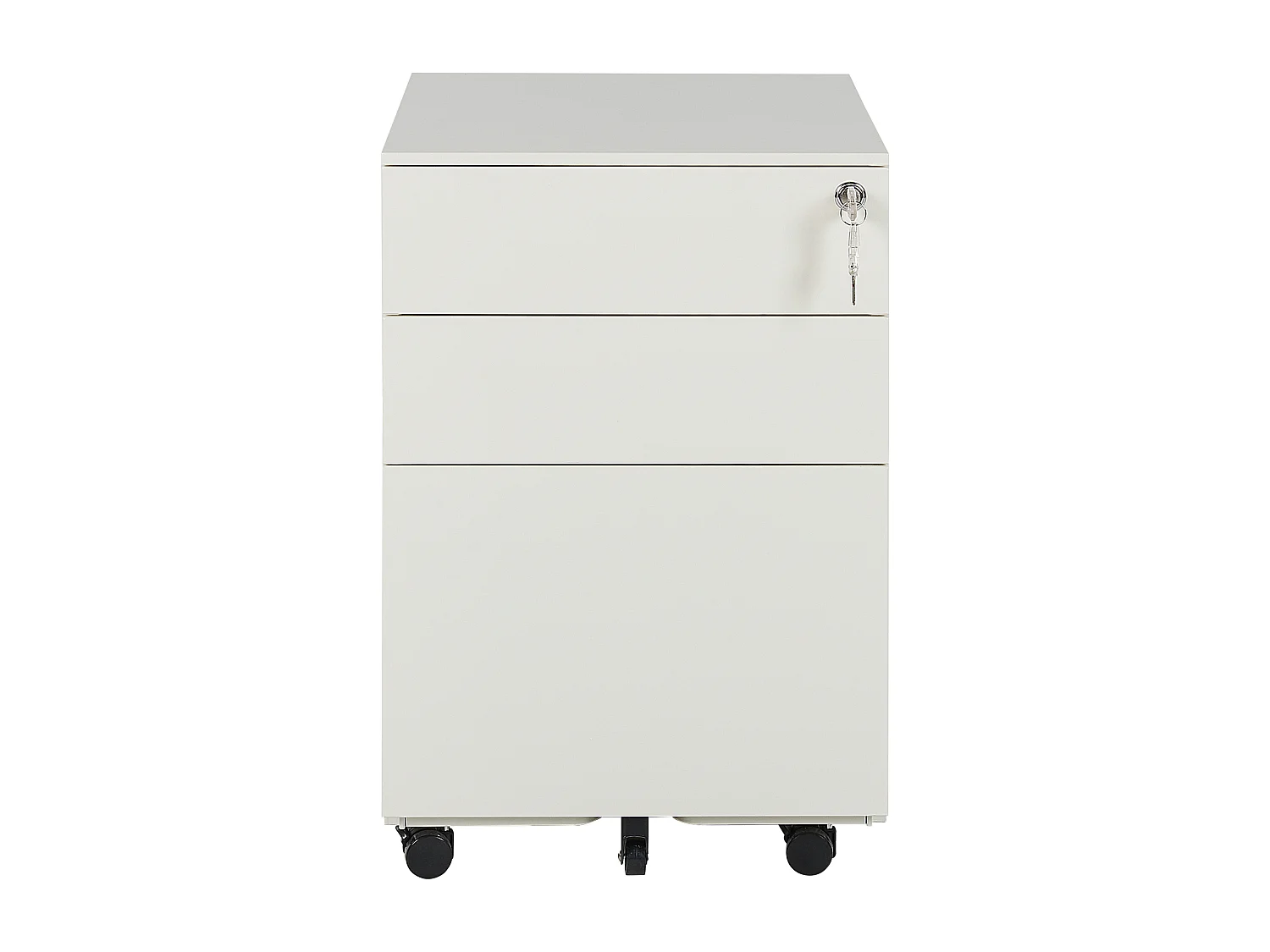 Meuble de rangement CAMI Métal Blanc cassé