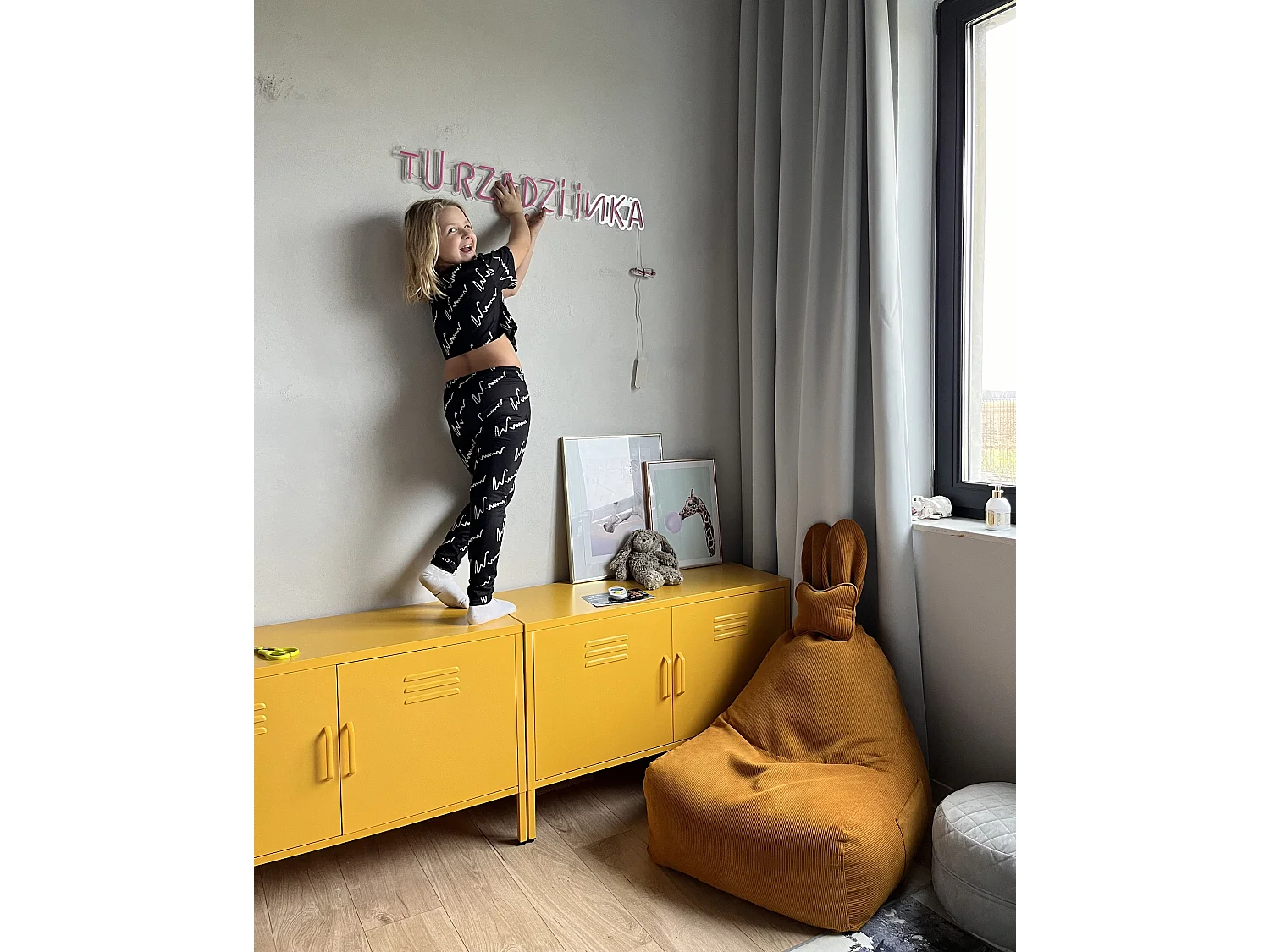 Storage Unit URIA Metal Yellow