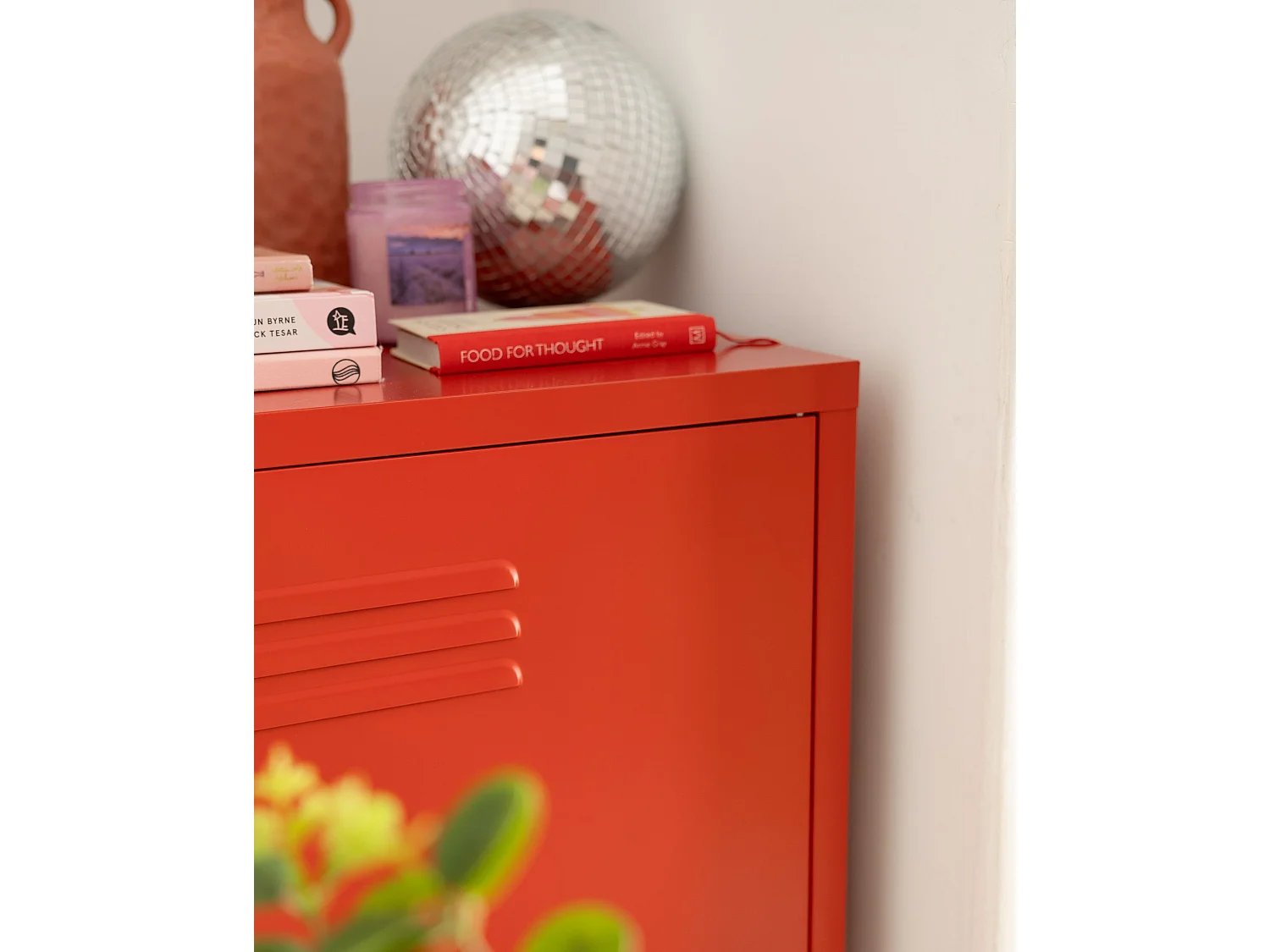 Meuble de rangement URIA Métal Rouge
