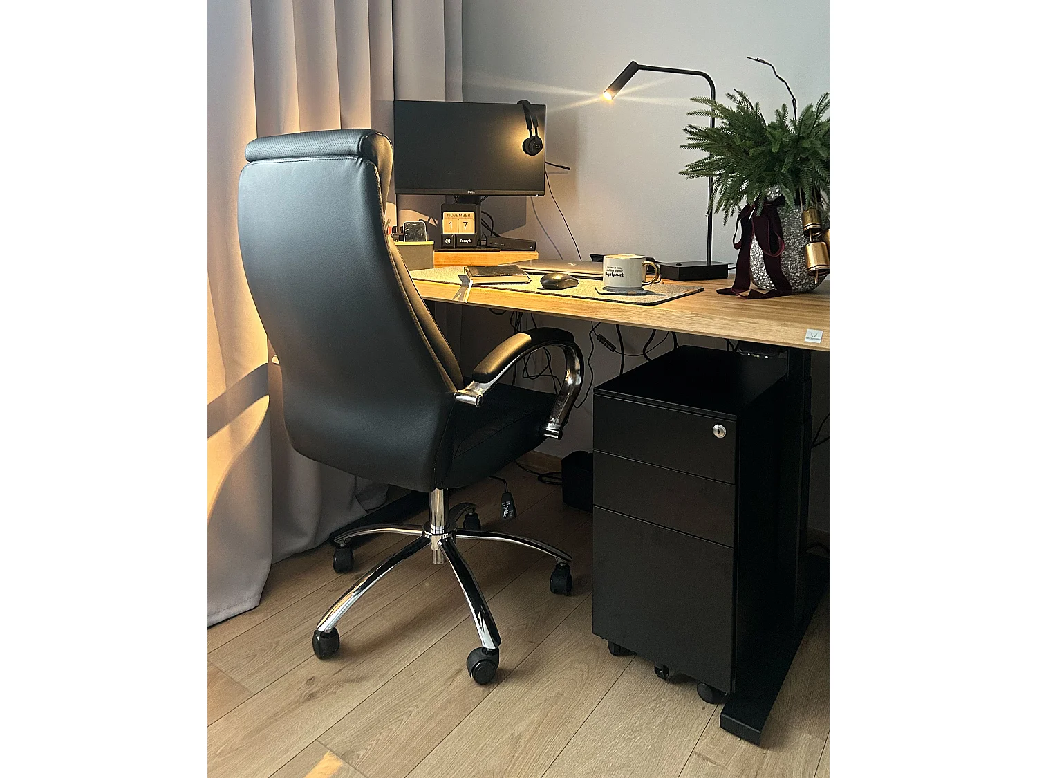 Arrumação de escritório BOLSENA Metal Preto