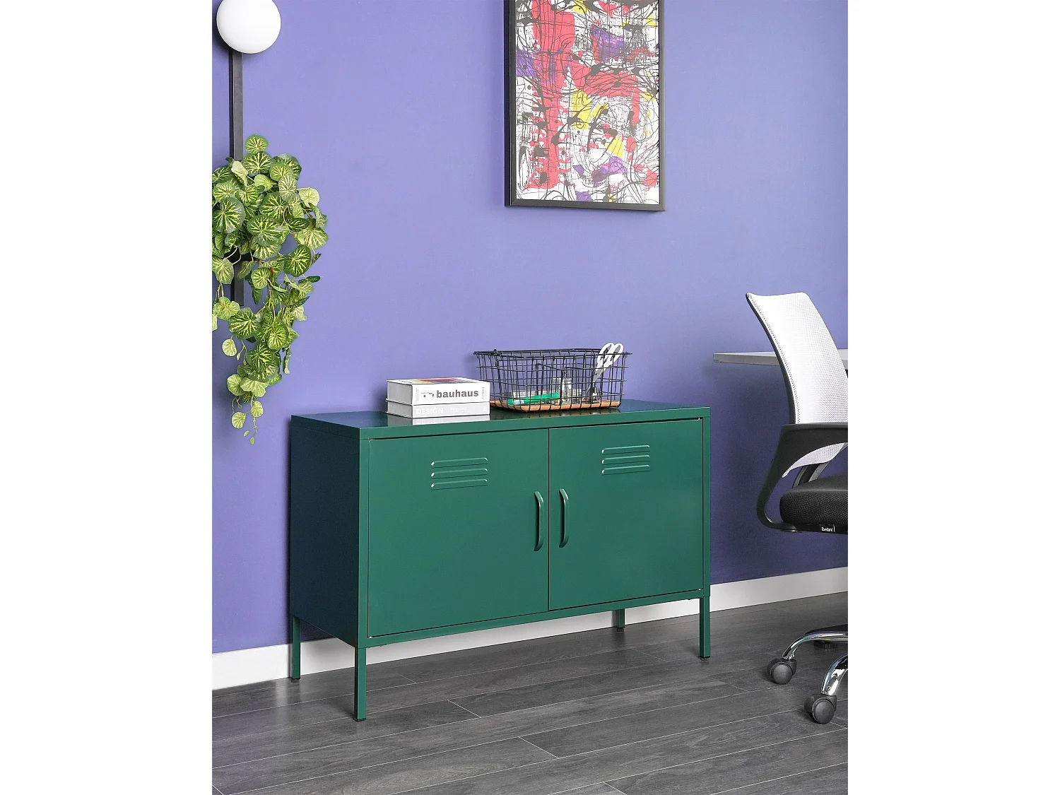 Meuble de rangement URIA Métal Vert