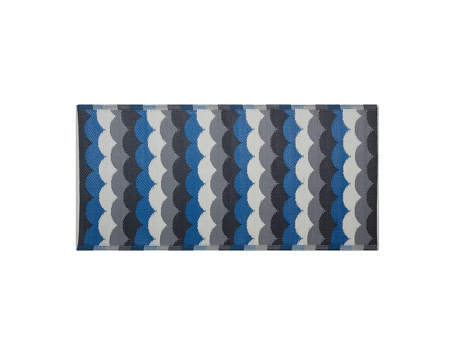 Tapis d'extérieur BELLARY Bleu 90 x 180 cm