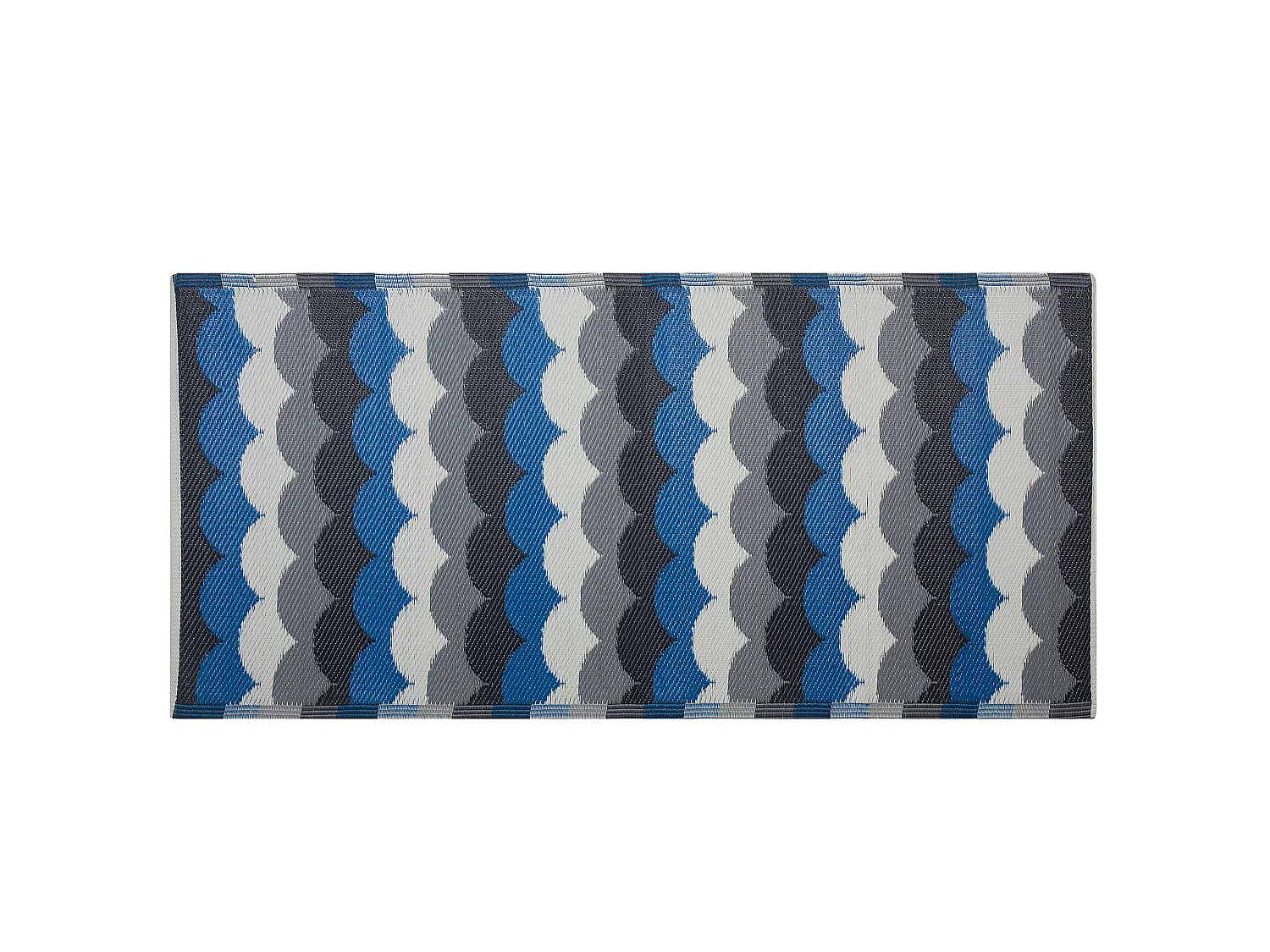 Tapis d'extérieur BELLARY Bleu 90 x 180 cm