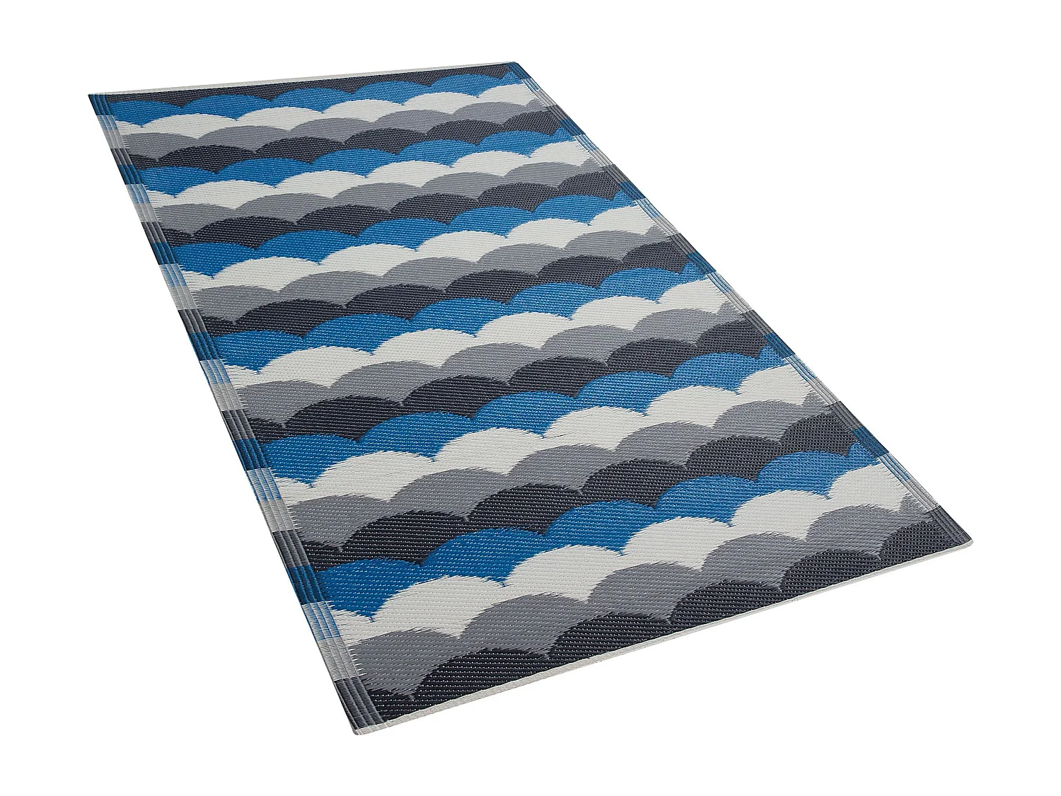 Tapis d'extérieur BELLARY Bleu 90 x 180 cm