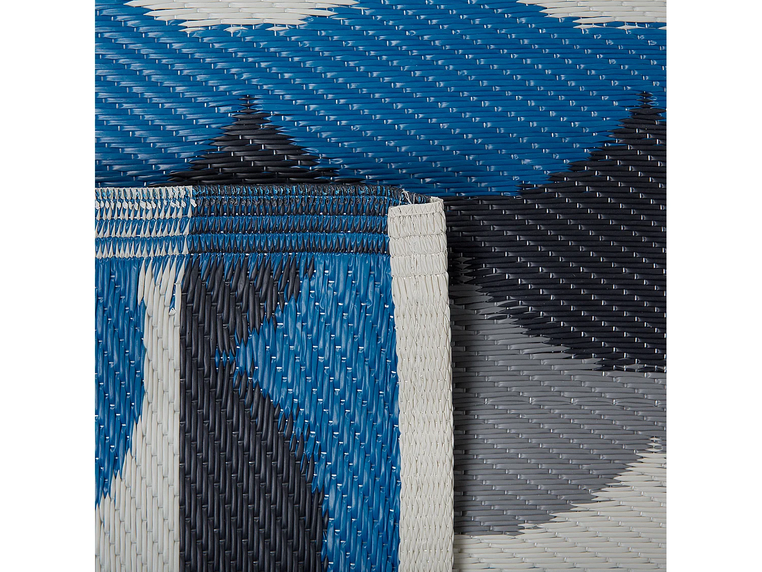 Tapis d'extérieur BELLARY Bleu 90 x 180 cm