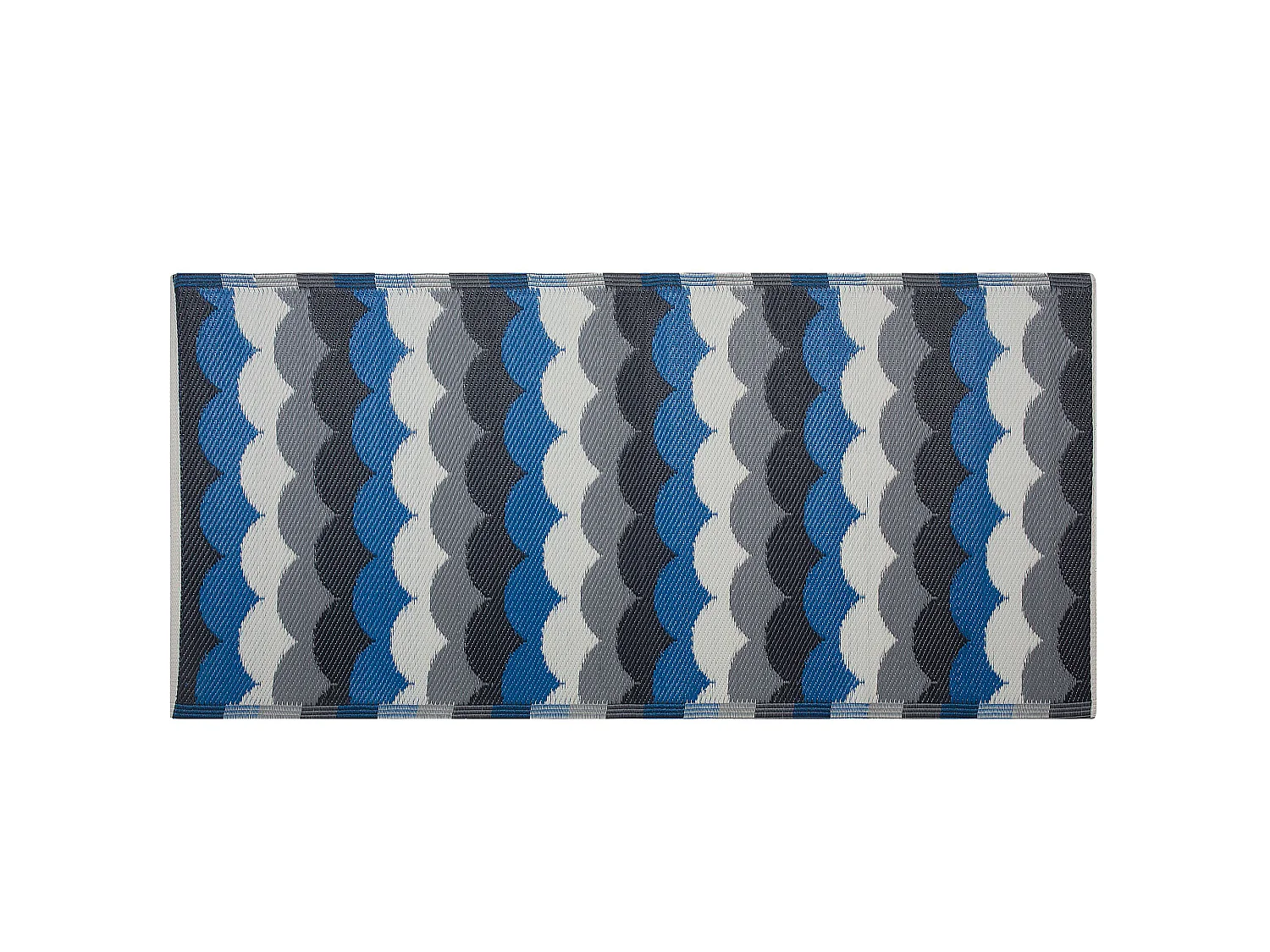 Alfombra de exterior BELLARY 90 x 180 cm Azul