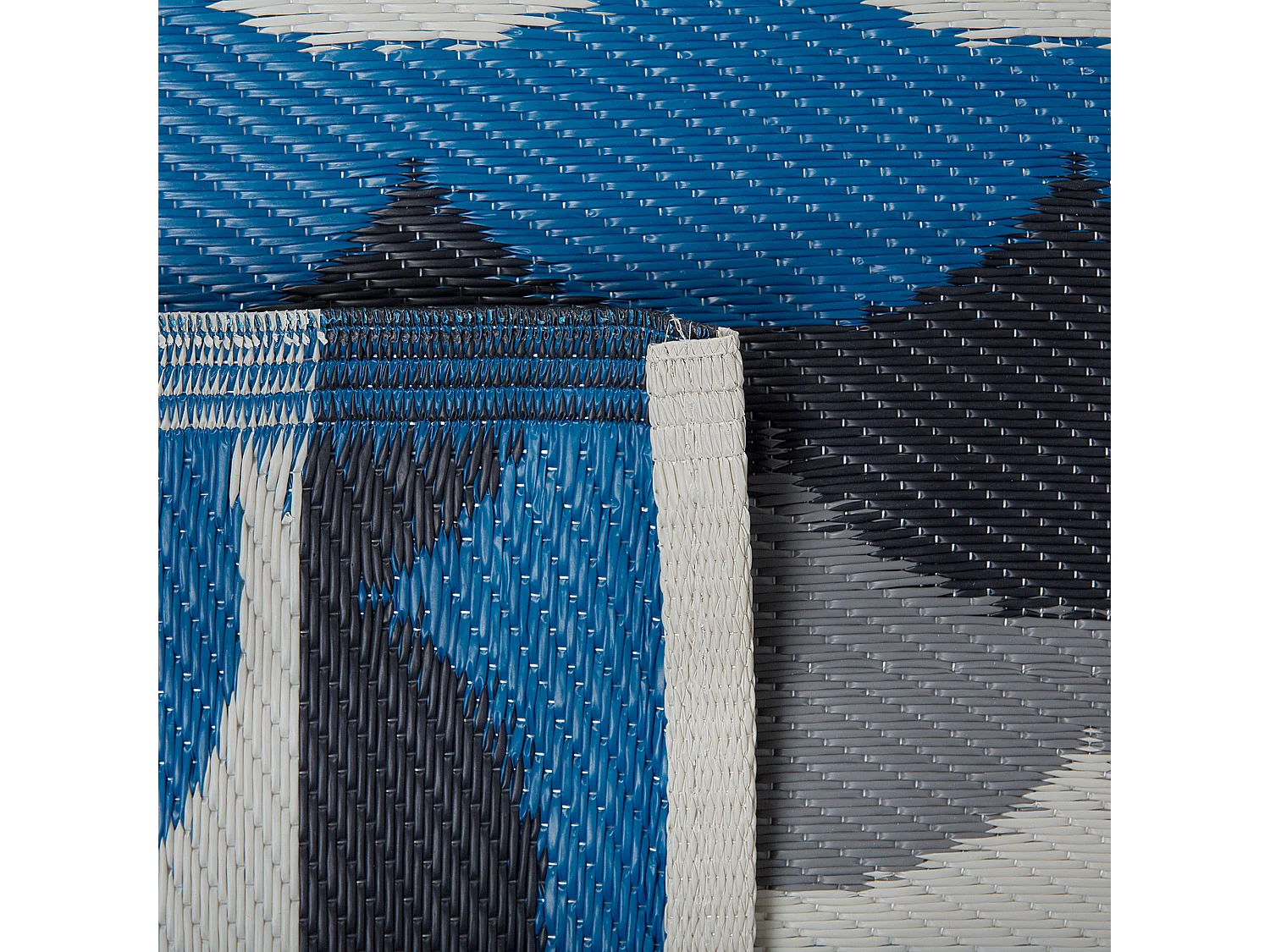 Alfombra de exterior BELLARY 90 x 180 cm Azul