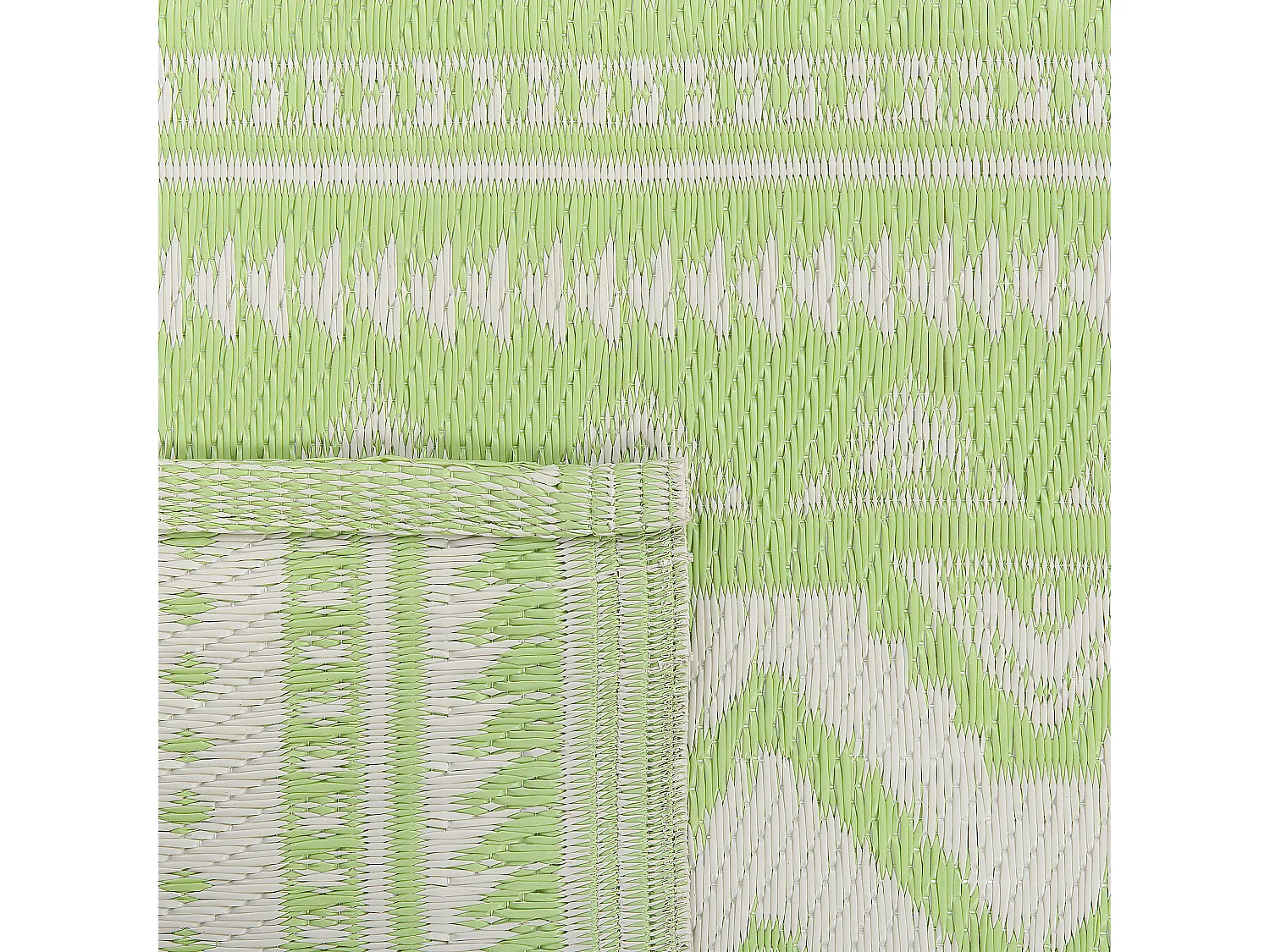 Tapis d'extérieur NAGPUR Vert clair 120 x 180 cm