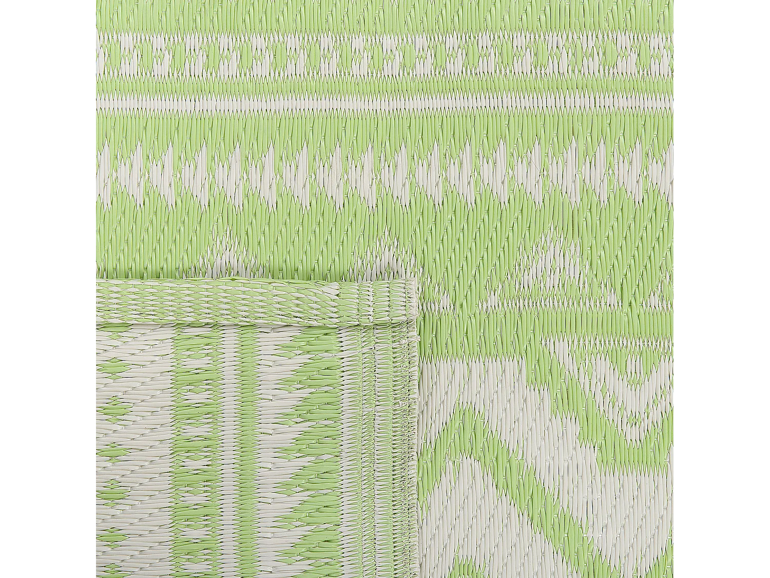 Tapete de exterior NAGPUR 120 x 180 cm Verde claro