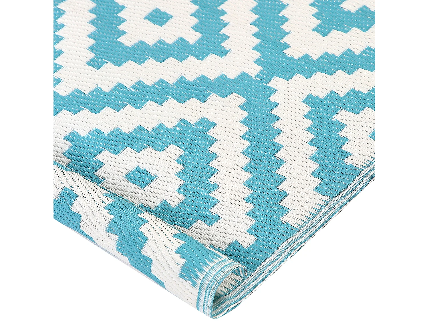 Tapete de exterior HAPUR 120 x 180 cm Azul