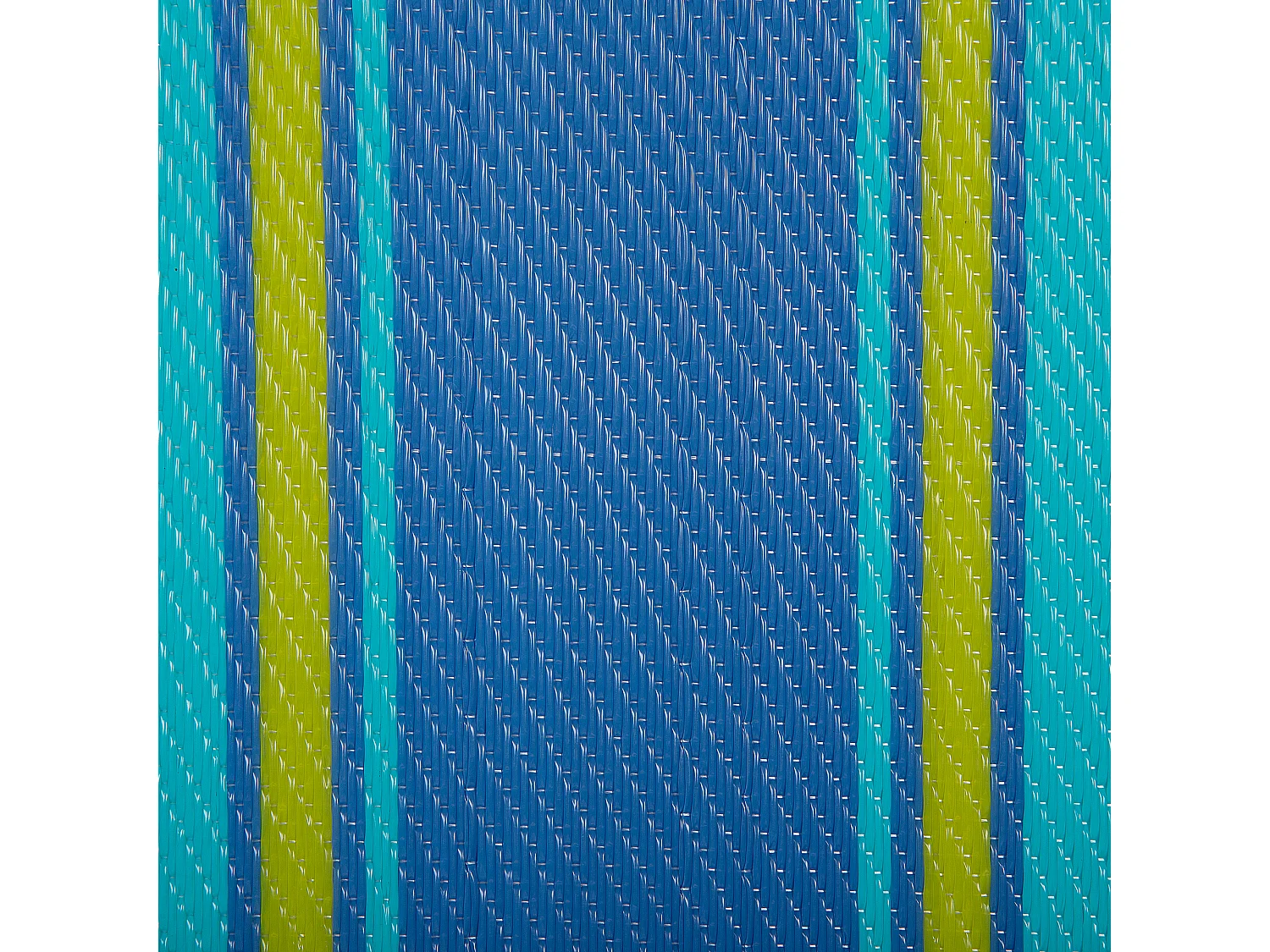 Outdoor Teppich blau 120x180 cm Bodenschutzmatte Kunststoffmatte Alwar