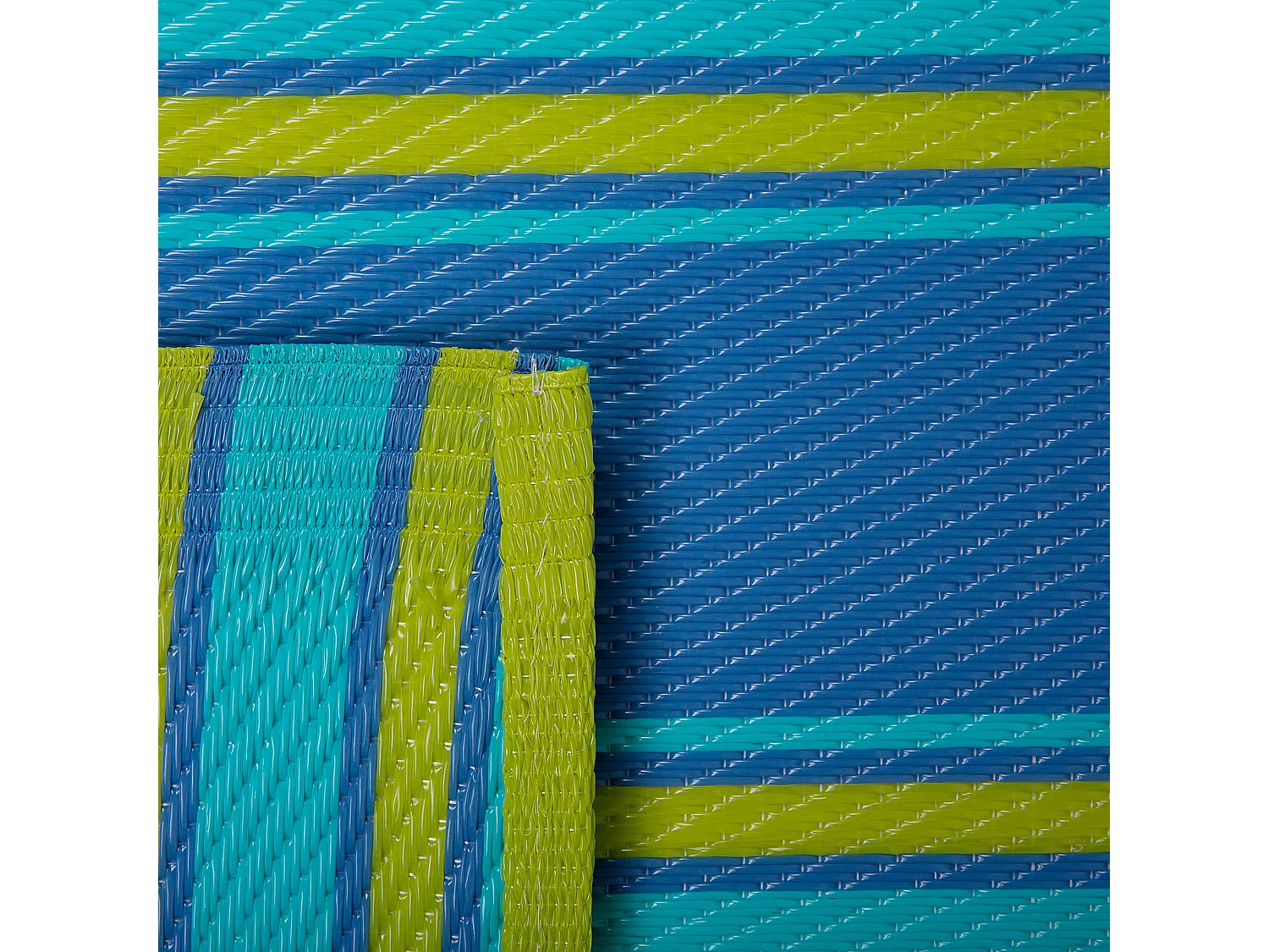 Tapis d'extérieur ALWAR Turquoise 120 x 180 cm