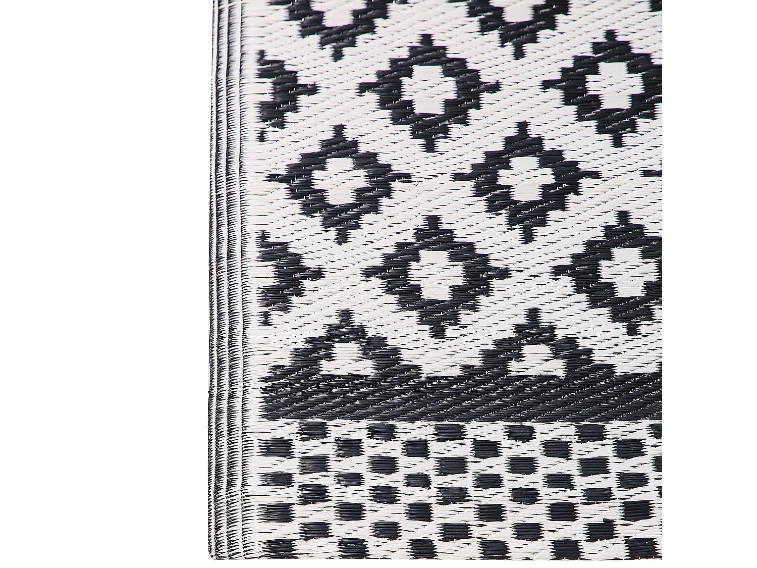 Tapis d'extérieur THANE Noir 120 x 180 cm