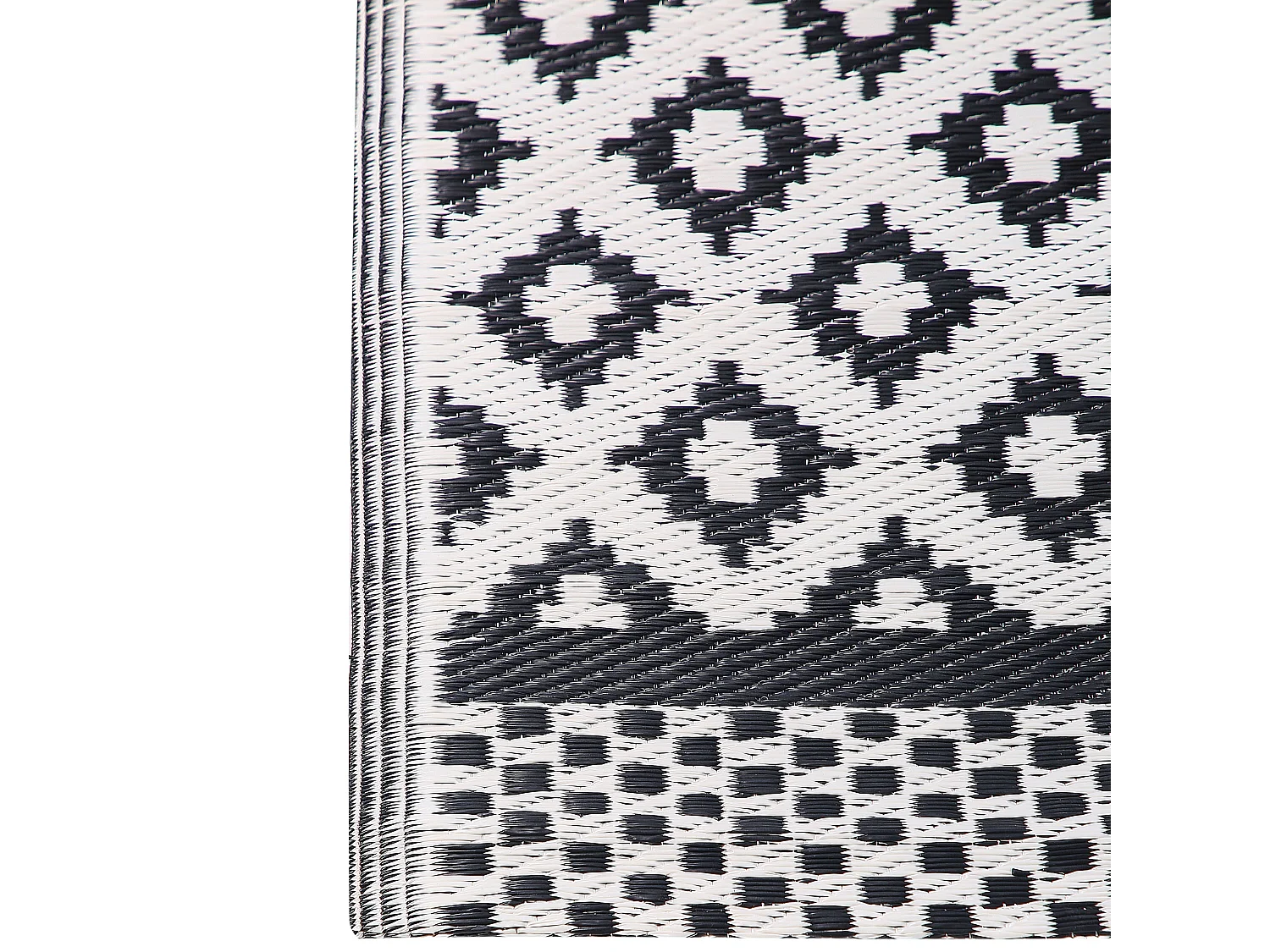 Tapis d\'extérieur THANE Noir 120 x 180 cm