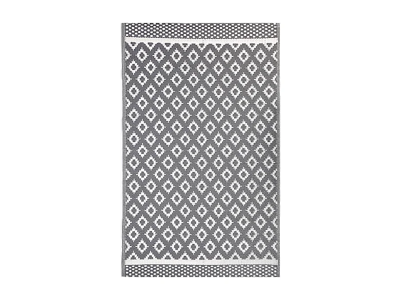 Rechteckiger Outdoor-Teppich in Grau mit modernem Muster 120x180 cm Thane