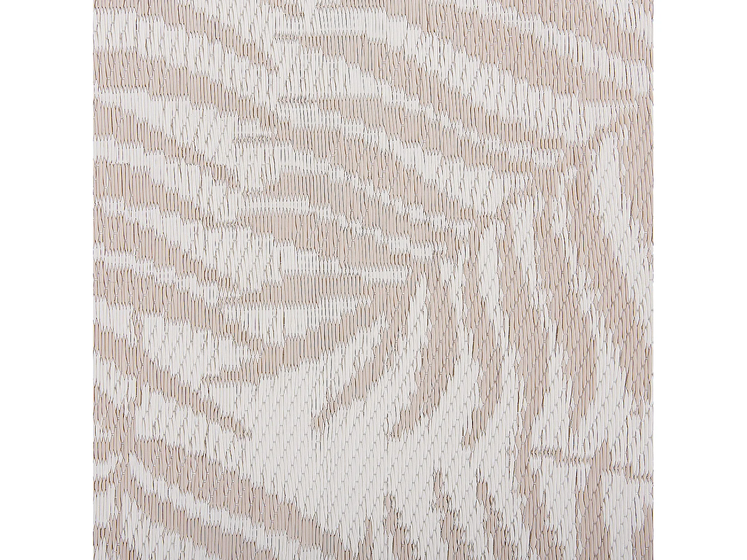 Tapis extérieur beige au motif feuilles de palmier 60 x 105 cm KOTA