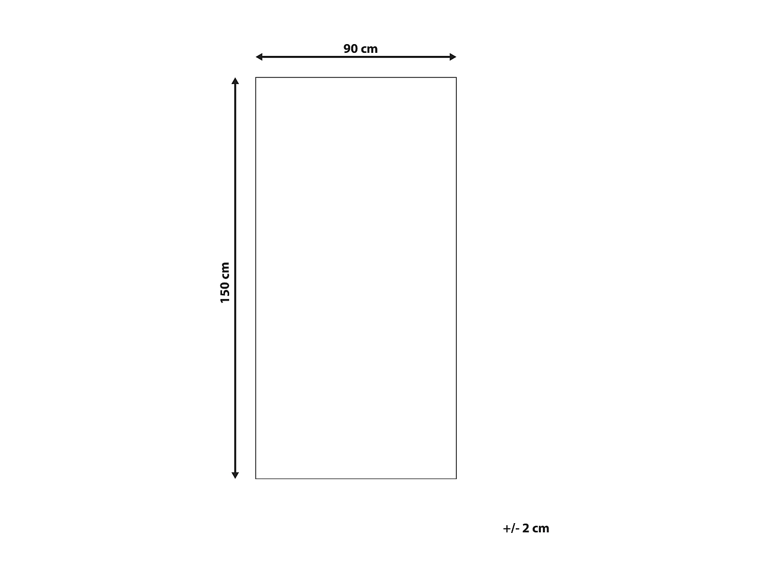Tuintapijt KOTA 90 x 150 cm Donkergroen Dubbelzijdig