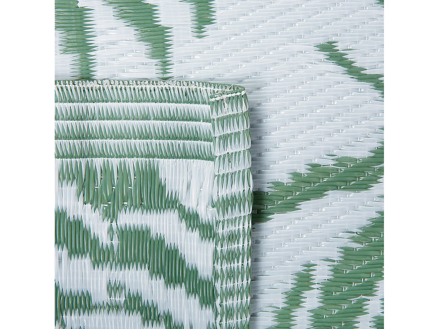 Tuintapijt KOTA 90 x 150 cm Donkergroen Dubbelzijdig