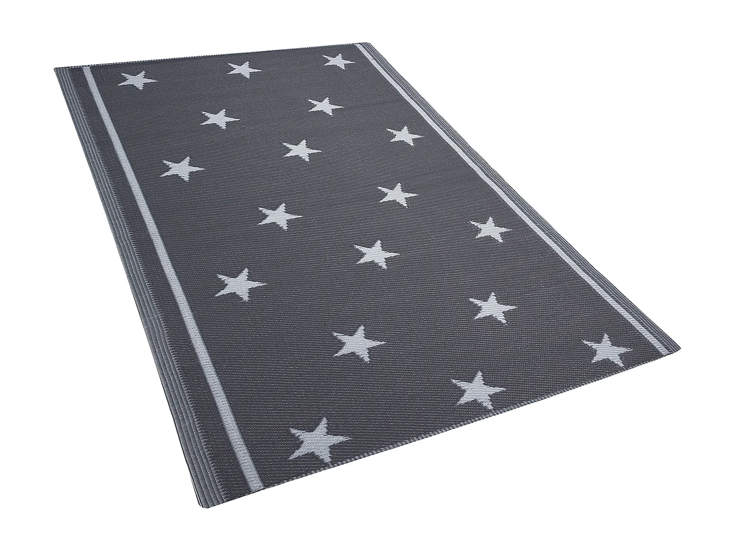 Tapis d'extérieur LATUR Gris foncé 120 x 180 cm