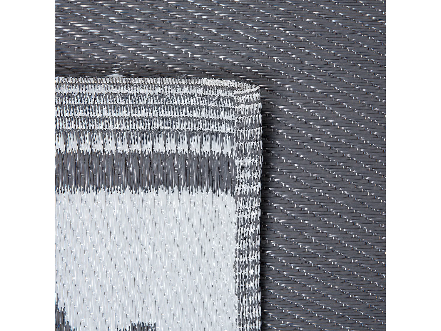 Tapis d'extérieur LATUR Gris foncé 120 x 180 cm