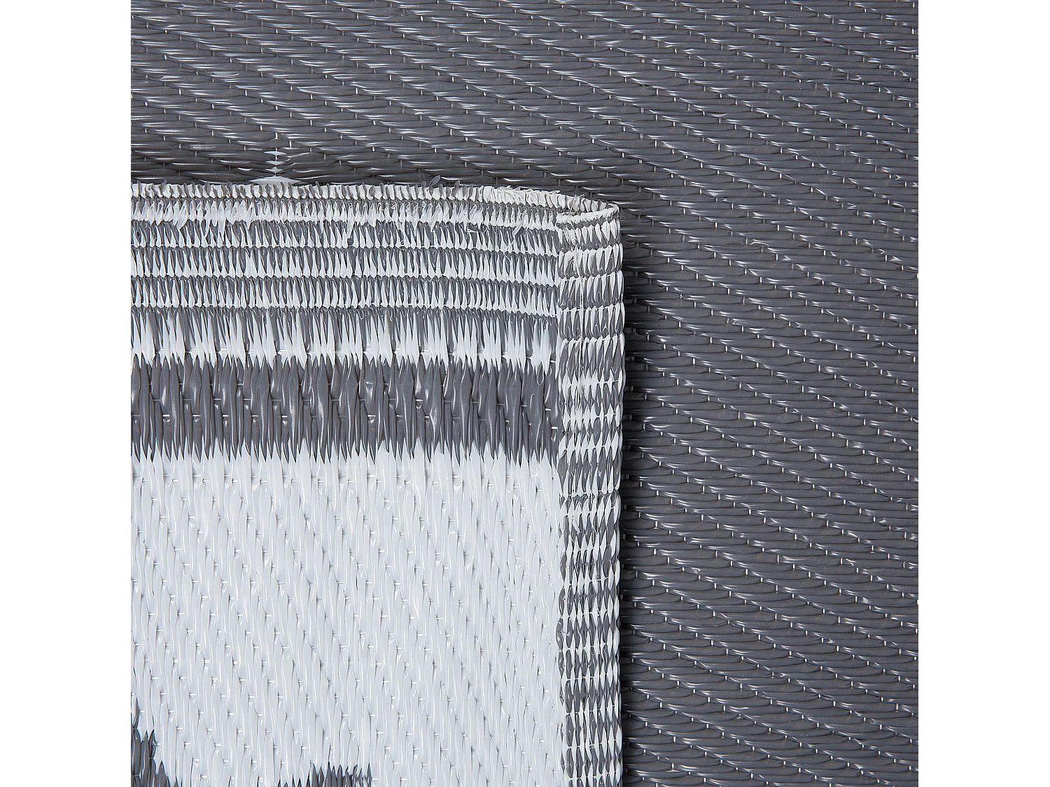 Tapis d'extérieur LATUR Gris foncé 120 x 180 cm