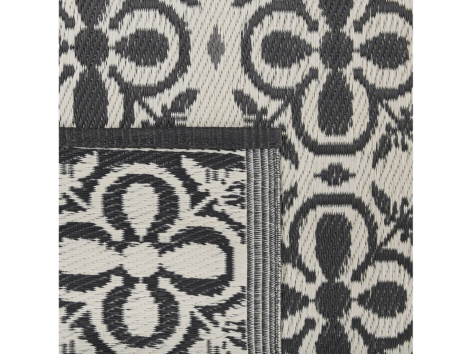 Tuintapijt NELLUR 120 x 180 cm Zwart