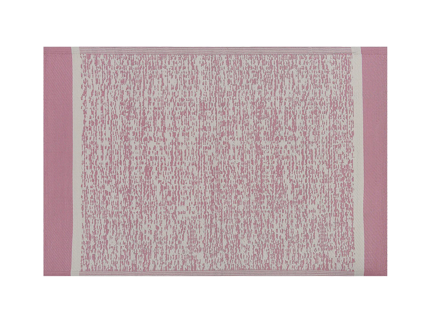 Outdoor Teppich rosa 120x180 cm Bodenschutzmatte Kunststoffmatte Ballari
