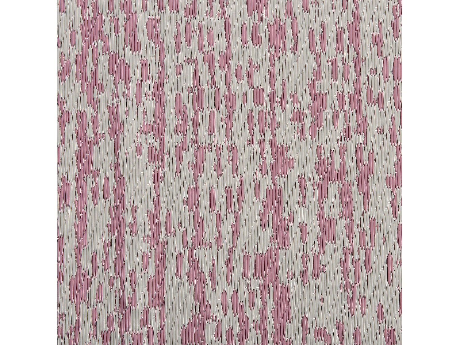 Outdoor Teppich rosa 120x180 cm Bodenschutzmatte Kunststoffmatte Ballari