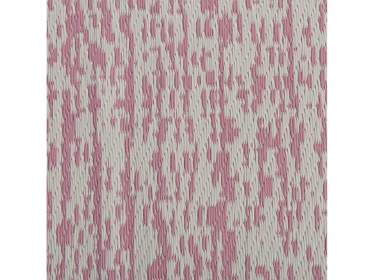 Outdoor Teppich rosa 120x180 cm Bodenschutzmatte Kunststoffmatte Ballari