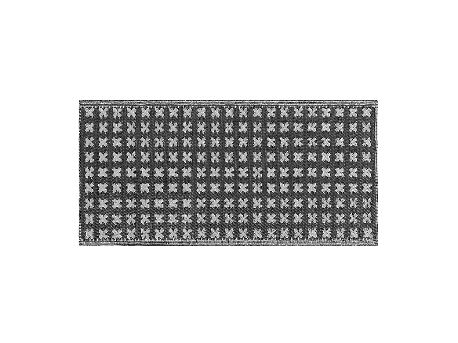 Tapis d'extérieur ROHTAK Noir 90 x 180 cm