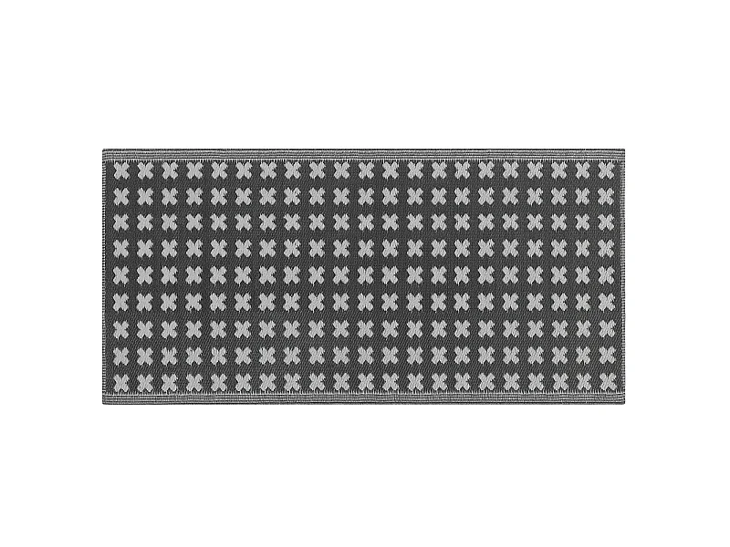 Tapis d\'extérieur ROHTAK Noir 90 x 180 cm