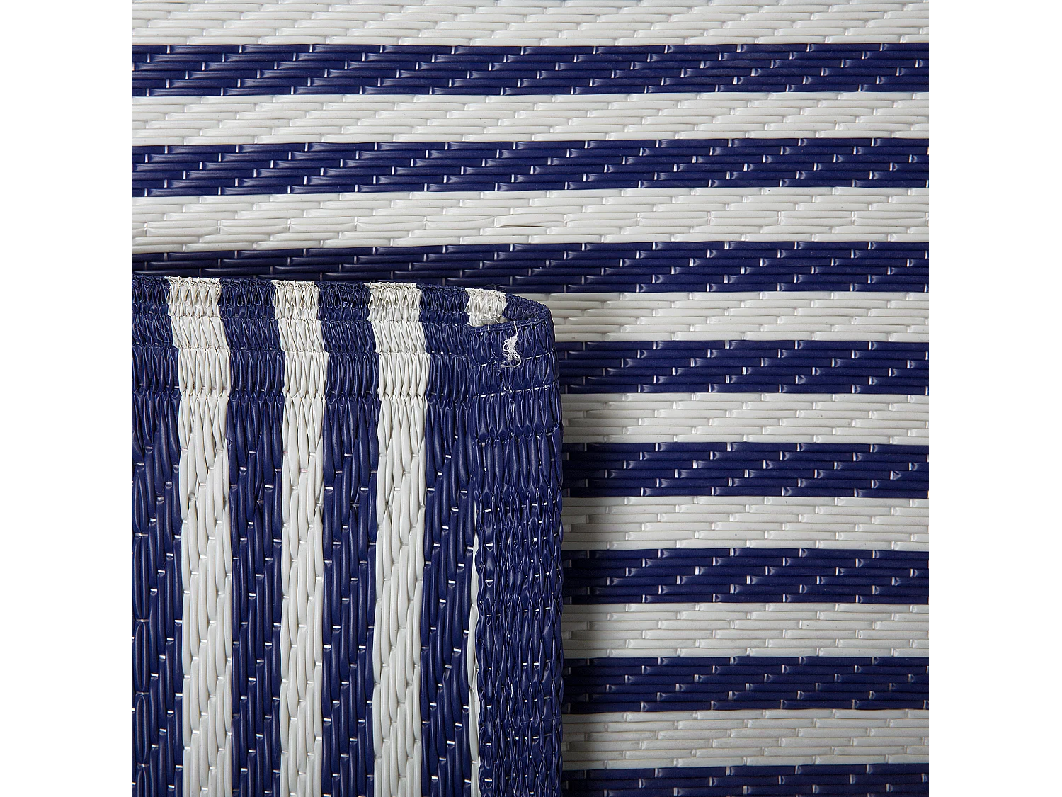 Tapete de exterior HALDIA 90 x 180 cm Azul marinho