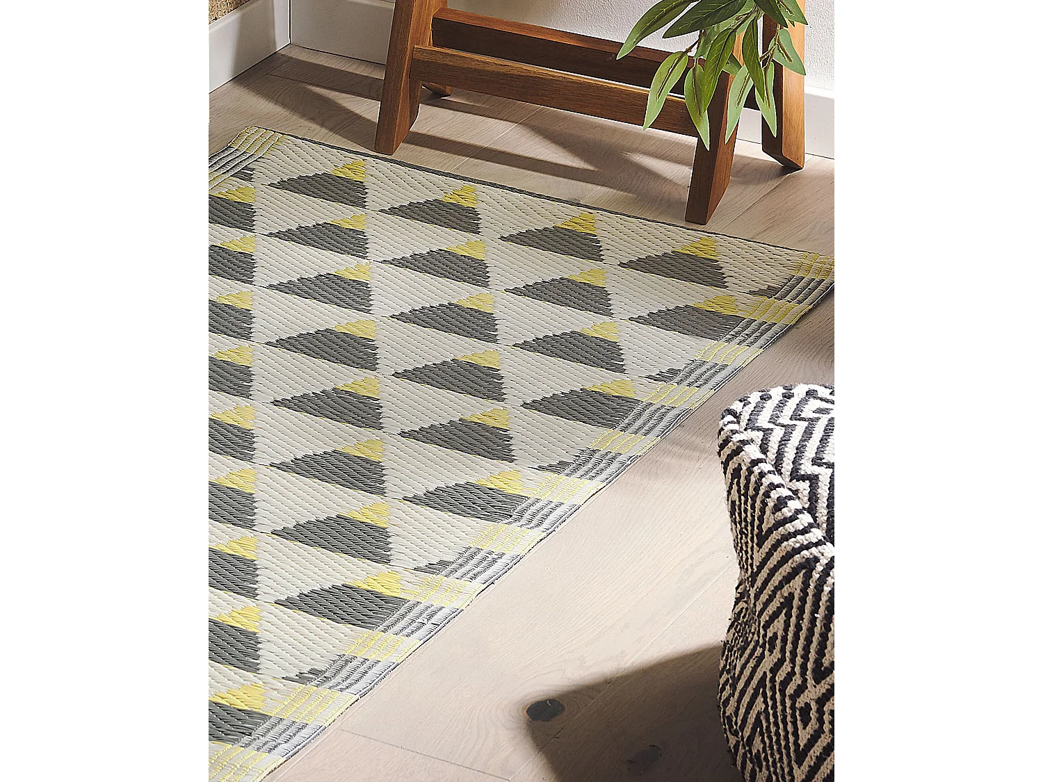 Tapis d'extérieur HISAR Gris 60 x 105 cm