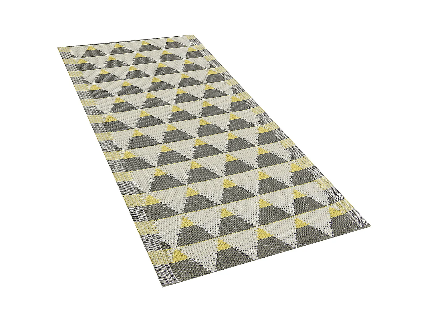 Tappeto per esterni HISAR 60 x 105 cm Grigio