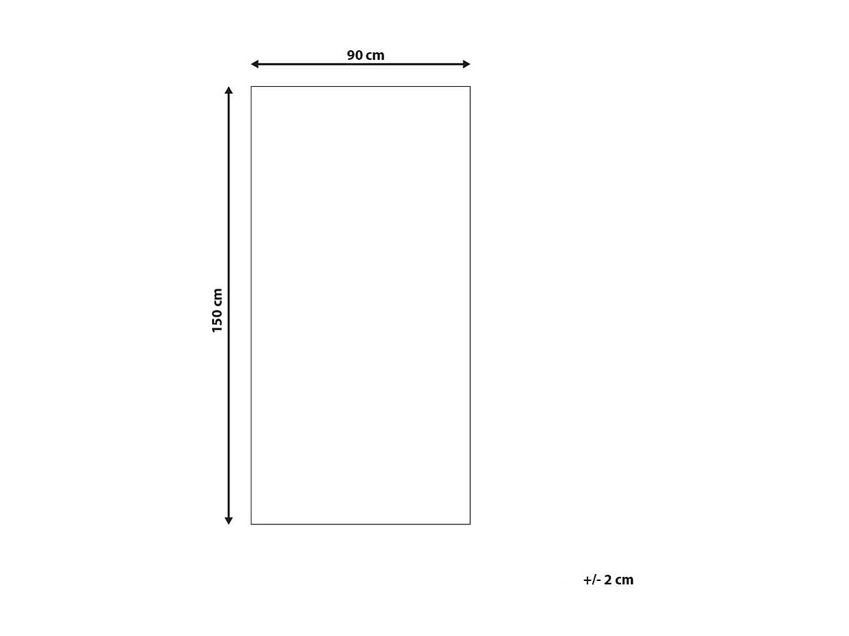 Tapis d'extérieur SIKAR Gris clair 90 x 150 cm