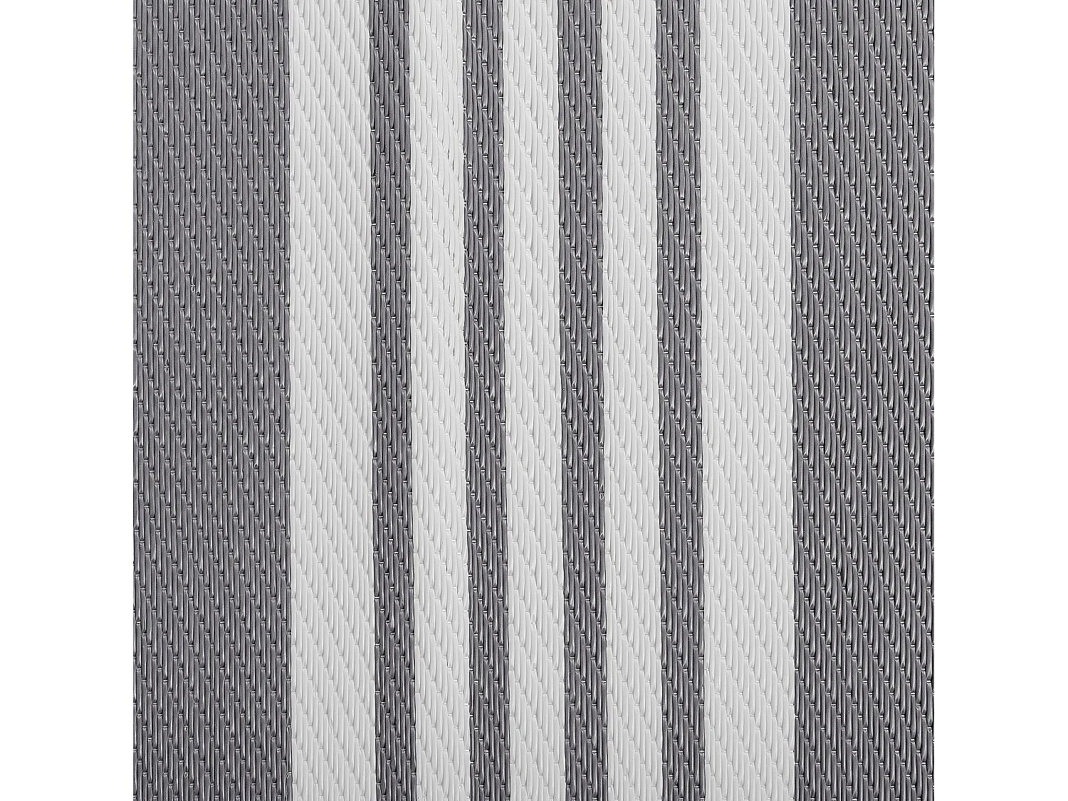 Rechteckiger Outdoor-Teppich mit Streifenmuster in Grau 120x180 cm Delhi
