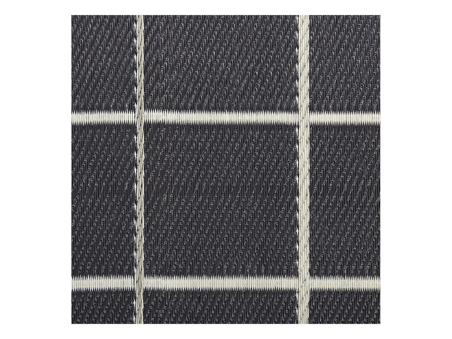 Tapis d'extérieur RAMPUR Noir 120 x 180 cm