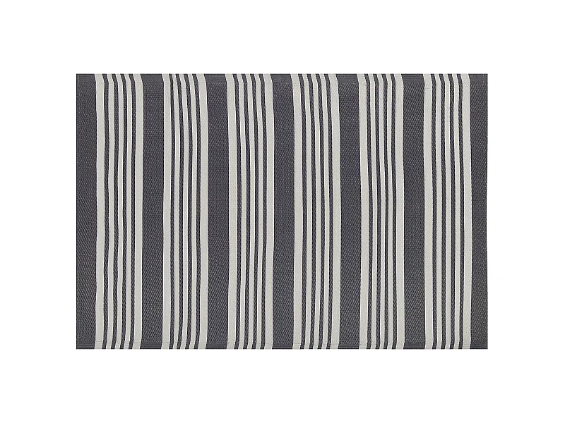 Outdoorteppich DELHI 120 x 180 cm Schwarz