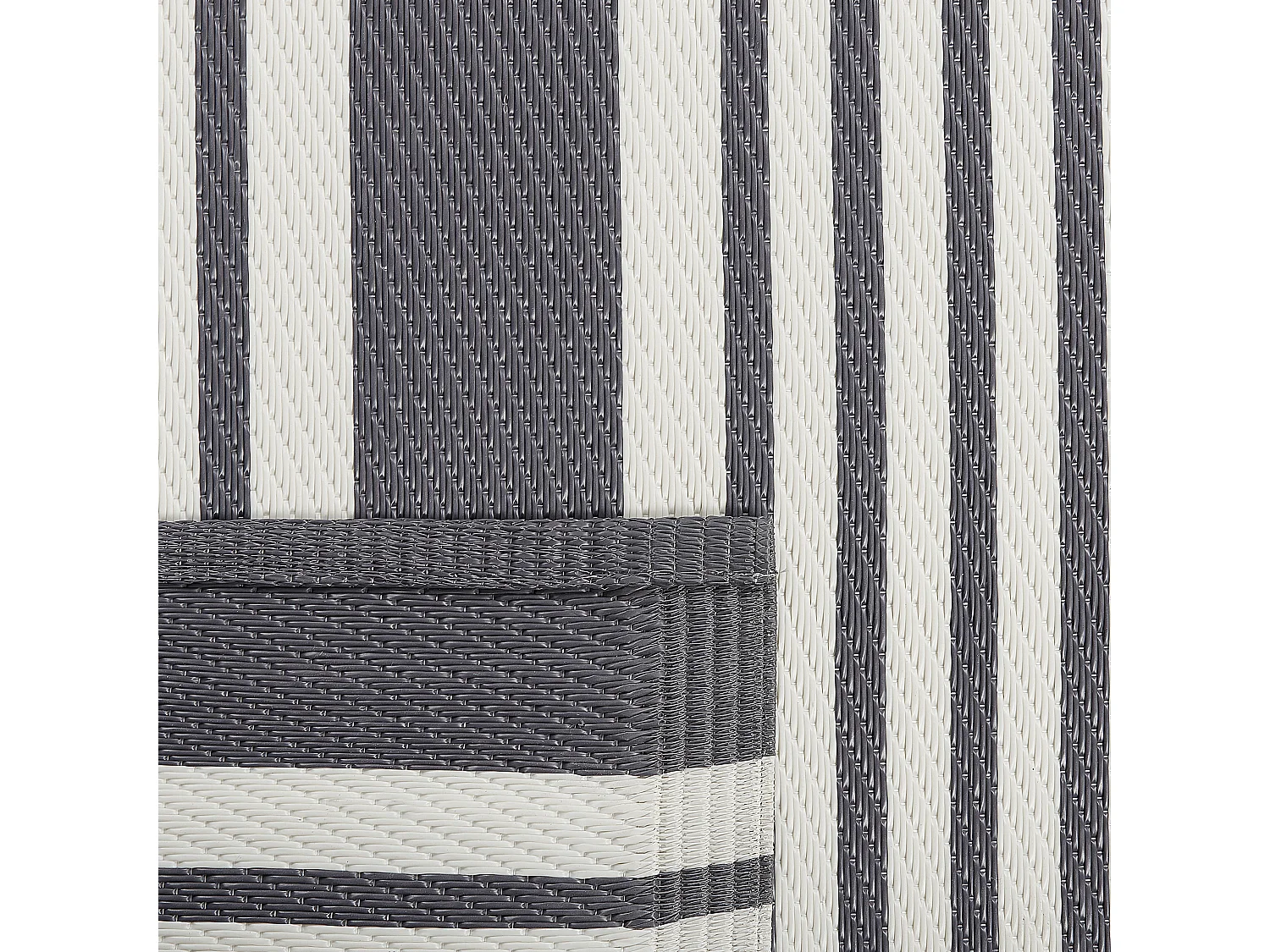 Alfombra de exterior DELHI 120 x 180 cm Negro