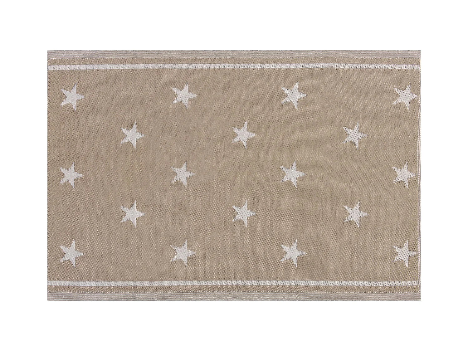 Tapis d'extérieur LATUR Beige sable 120 x 180 cm