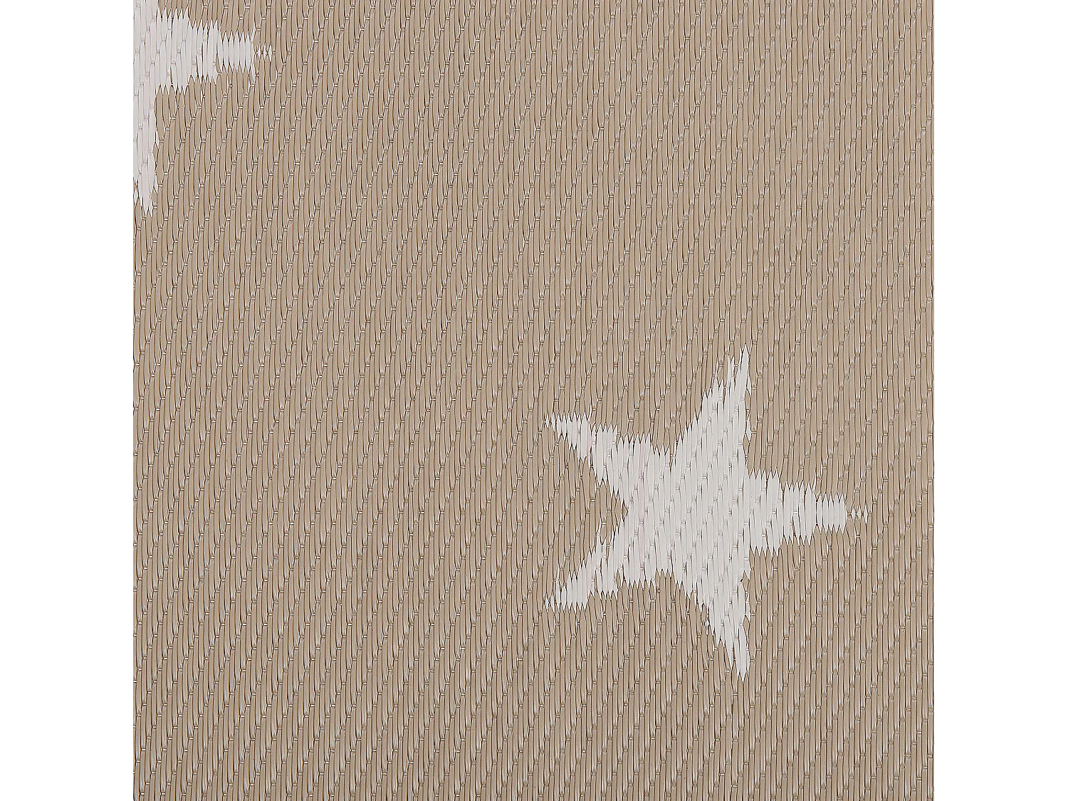 Outdoor Teppich beige 120x180 cm Bodenschutzmatte Kunststoffmatte Latur