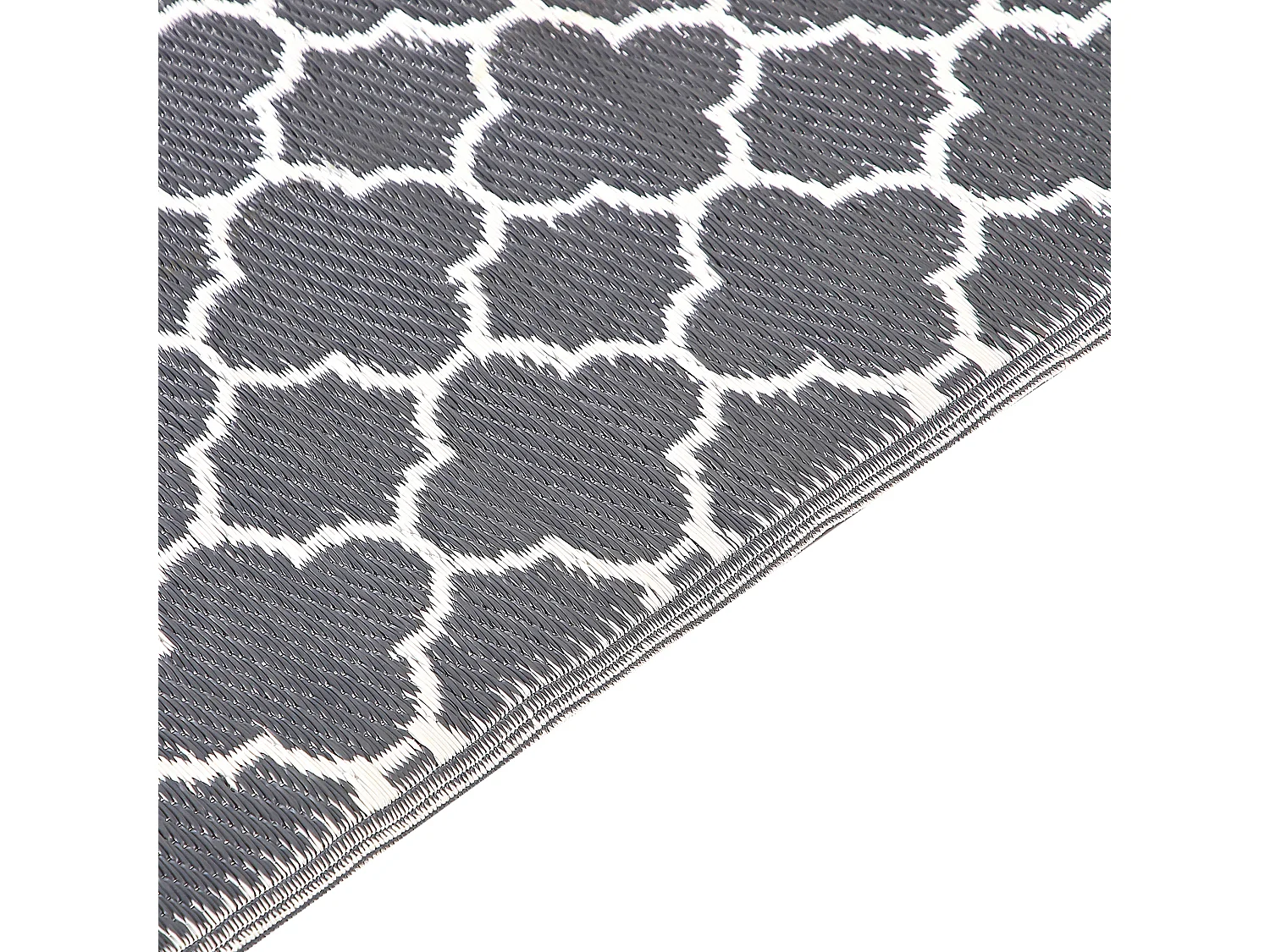 Tapis d'extérieur SURAT Gris 120 x 180 cm