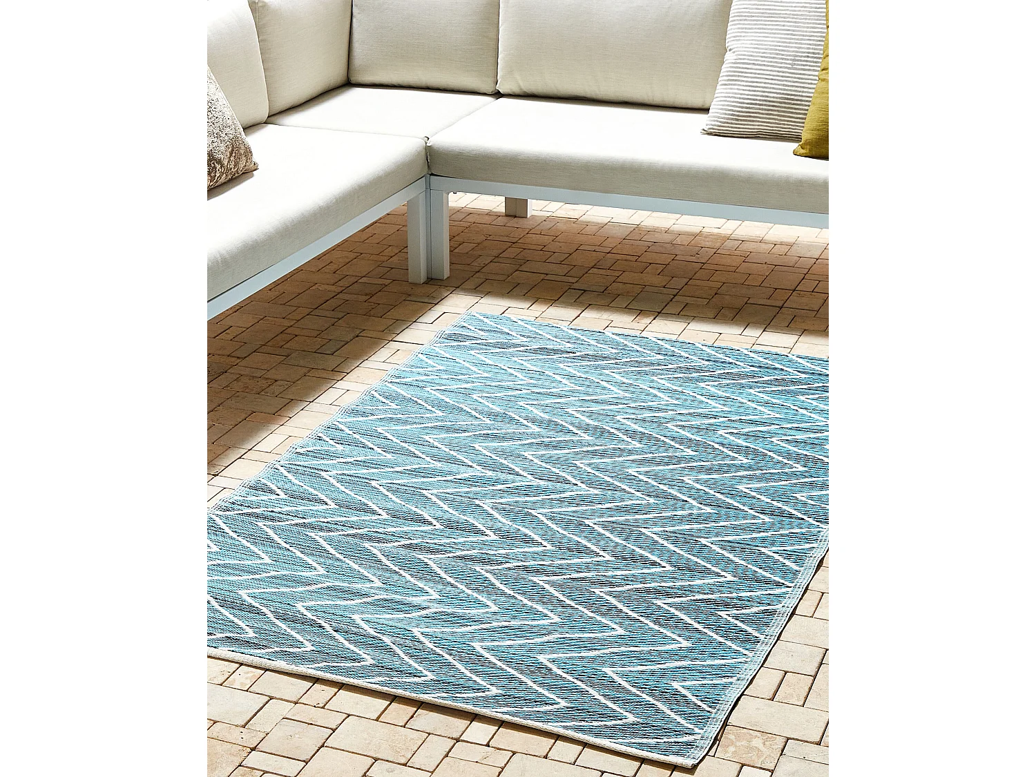 Tapis d'extérieur BALOTRA Bleu 120 x 180 cm