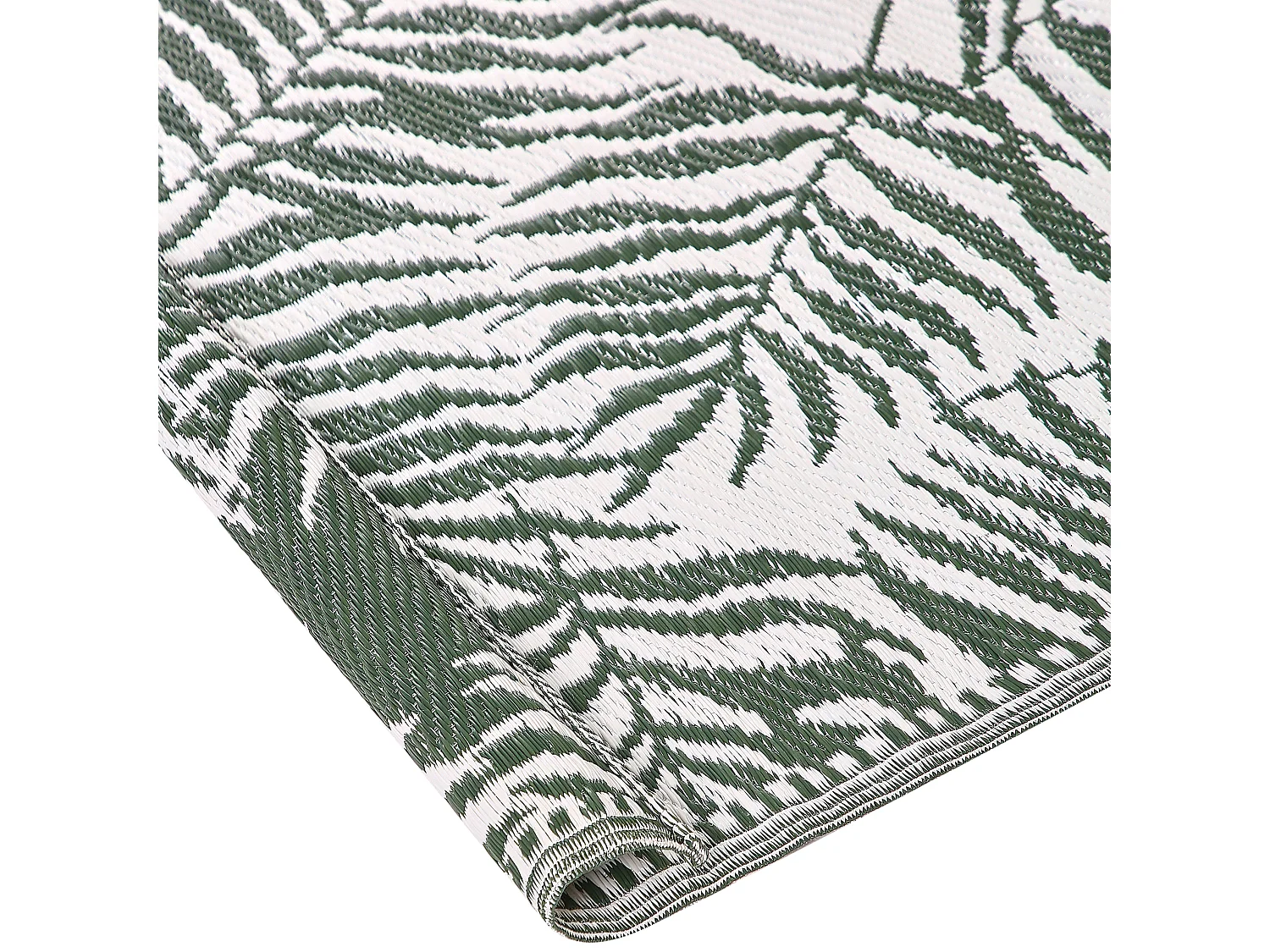 Tuintapijt KOTA 120 x 180 cm Donkergroen Dubbelzijdig