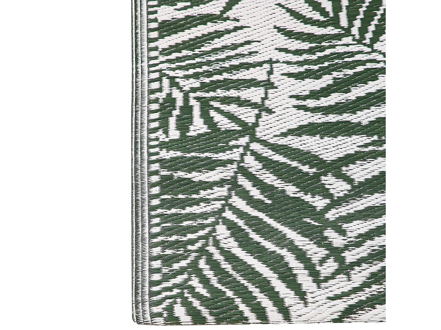 Tuintapijt KOTA 120 x 180 cm Donkergroen Dubbelzijdig